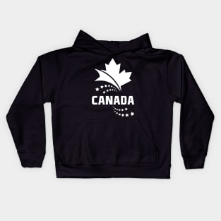 Canada White Lineart | Limited Edition Kids Hoodie